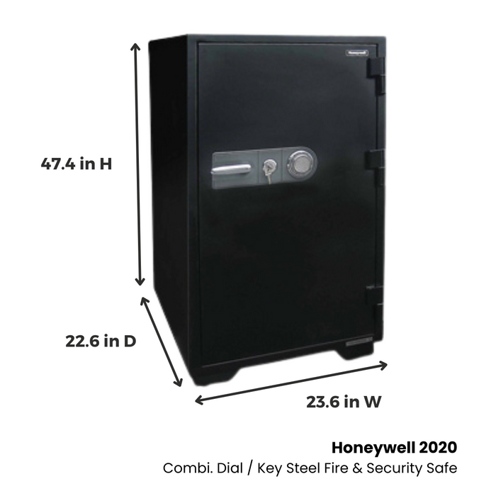 Honeywell 2020 Combi. Dial / Key Steel Fire & Security Safe