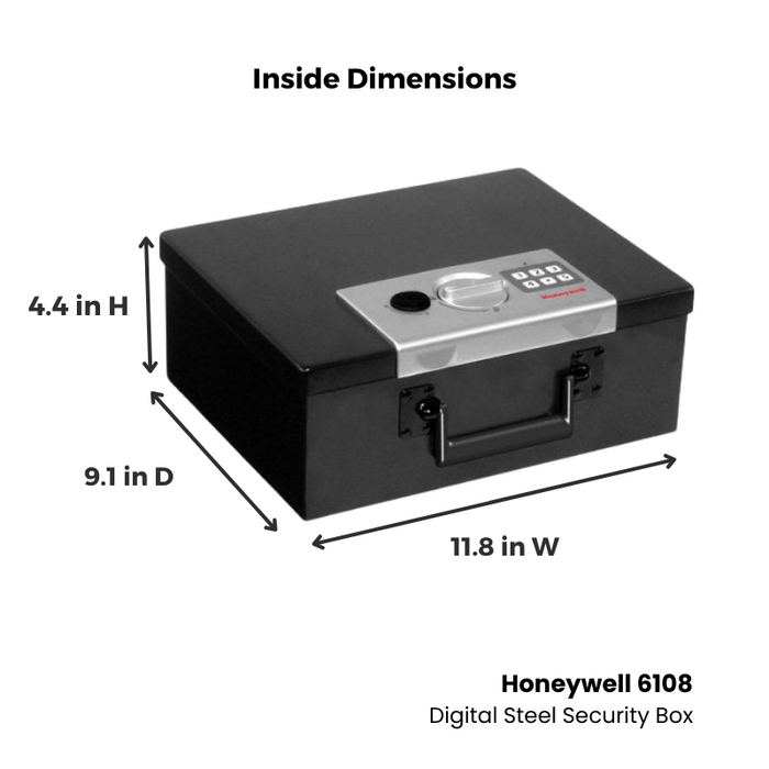 Honeywell 6108 Digital Steel Security Box