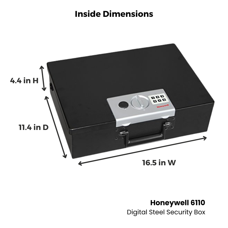 Honeywell 6110 Digital Steel Security Box