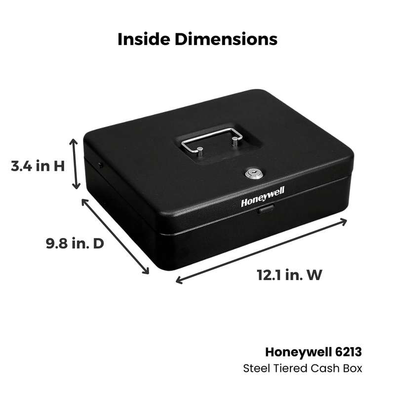 Honeywell 6213 Steel Tiered Cash Box