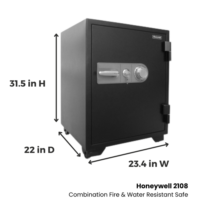 Honeywell 2108 Combination Fire & Water Resistant Safe