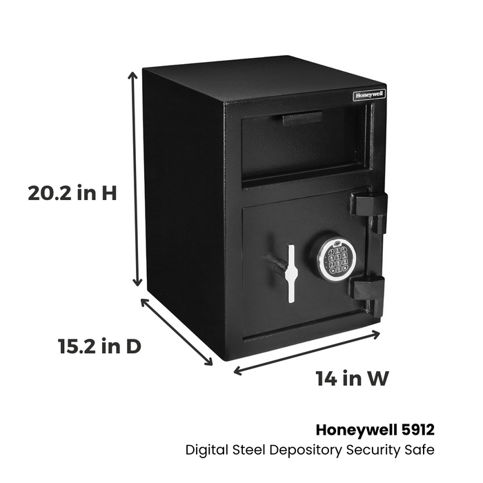 Honeywell 5912 Digital Steel Depository Security Safe