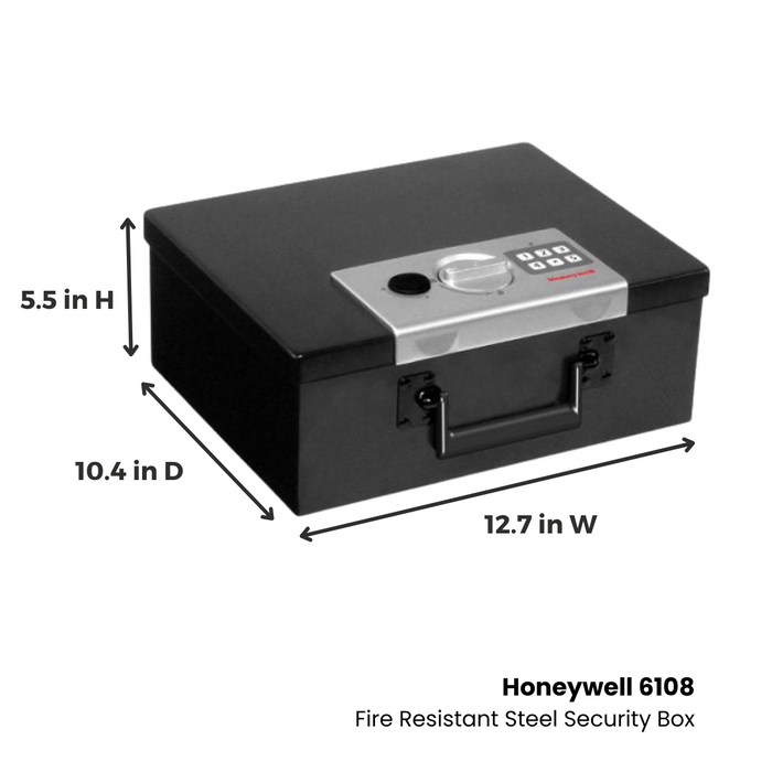 Honeywell 6108 Digital Steel Security Box