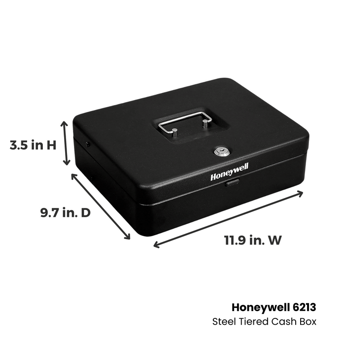 Honeywell 6213 Steel Tiered Cash Box
